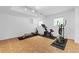 Home gym with modern workout equipment and bright natural light at 2658 Briarlake Ne Rd, Atlanta, GA 30345