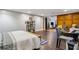 Bright bedroom with a sliding barn door, wardrobe, and easy access to the living area at 3048 Briarcliff Ne Rd # 9, Atlanta, GA 30329