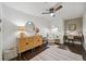 Charming bedroom featuring a natural-style cabinet and vanity space for work and/or hobbies at 3048 Briarcliff Ne Rd # 9, Atlanta, GA 30329