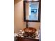 Bathroom features a unique vessel sink with decorative mosaic tile countertop at 3310 Mcclure Woods Ct, Duluth, GA 30096