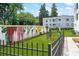 Exterior view of community garden and mural on building wall at 68 Peachtree Memorial Nw Dr # 68-5, Atlanta, GA 30309