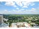 Expansive aerial view showcasing lush greenery, residential buildings, and a clear blue sky at 199 14Th Street Northeast Ne St # 2501, Atlanta, GA 30309