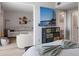 Bright bedroom features soothing colors and ample living space at 199 14Th Street Northeast Ne St # 2501, Atlanta, GA 30309