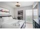 Bright bedroom with minimalist decor, built-in desk space, and a relaxing ambiance at 199 14Th Street Northeast Ne St # 2501, Atlanta, GA 30309