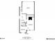 Floor plan featuring an open kitchen and living room layout, adjacent to a dining area and garage at 2320 Polaris Sw Way, Atlanta, GA 30331