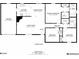 Detailed floor plan showing layout of bedrooms, bathrooms, living spaces, and kitchen at 3136 Palomino Dr, Powder Springs, GA 30127