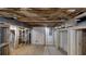 Unfinished basement boasts exposed ceiling with visible insulation and wood frame construction at 3695 Fox Hills Se Dr, Marietta, GA 30067