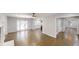 Bright living room with hardwood floors and kitchen view at 3695 Fox Hills Se Dr, Marietta, GA 30067