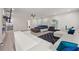 Large main bedroom features sitting area, electric fireplace, and modern ensuite at 90 Mckown Rd, Fayetteville, GA 30214
