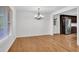 Spacious dining area with hardwood floors, with access to an updated kitchen and lots of natural light at 2286 Capehart Ne Cir, Atlanta, GA 30345