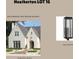 Example brick exterior with bronze accents and gas lanterns on Heatherton Lot 16 at 245 Heatherton Way, Milton, GA 30009