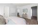 Comfortable bedroom featuring soft carpets and light decor at 4457 Watson Ridge Dr, Stone Mountain, GA 30083