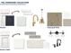 Selection of interior design elements for the home, including flooring, paint, fixtures, and hardware at 449 Maypop Lane, Woodstock, GA 30188
