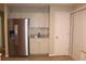 Spacious kitchen featuring stainless steel refrigerator and ample cabinet space at 4190 Wingfoot Ct, Decatur, GA 30035