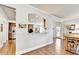 Open kitchen view with granite countertops and stainless steel appliances at 2325 Lake Cove Ct, Buford, GA 30519