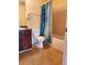 Cozy bathroom with a shower-tub combination and tile surround at 1441 Saint George Pl, Conyers, GA 30012