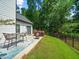 Charming backyard with patio, hot tub, fenced yard, and plenty of green space, perfect for outdoor living and relaxation at 3640 Pollys Blf, Cumming, GA 30028