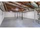 Spacious unfinished basement with utilities, offering opportunity for customization at 243 Hickory Way, Canton, GA 30115