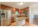 Updated kitchen featuring stainless steel appliances, granite countertops, and hardwood floors at 3109 Albatross Ln, Decatur, GA 30034