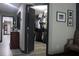 Walk-in closet with ample storage for clothes and personal items at 7825 Crownpoint Dr, Alpharetta, GA 30005