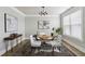 Bright office space featuring modern décor and a unique zebra print rug at 4808 Albany Way, Atlanta, GA 30331