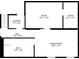 Layout plan exhibiting the laundry area, media room, rooms, and bathroom on a floor of this house at 537 Raven Springs Trl, Stone Mountain, GA 30087