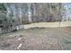 Backyard with a wooden fence at 3918 S Creek Ct, Stone Mountain, GA 30083