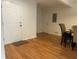 Entryway with hardwood floors and a white door at 1570 Cedars Rd, Lawrenceville, GA 30045