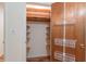Walk-in closet features built-in shelving and storage at 4077 Phils Ct, Tucker, GA 30084