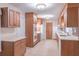 Classic kitchen with wooden cabinets and modern appliances at 4077 Phils Ct, Tucker, GA 30084