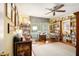 Bright home office filled with natural light, custom built-ins, and a comfortable workspace at 2221 Fairoaks Rd, Decatur, GA 30033