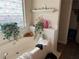 Relaxing bathroom with a soaking tub and decorative tile window at 4206 Shoreside Cir, Snellville, GA 30039