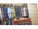Walk-in closet with extensive storage, shelving, and a central table provides ample space and organization at 4241 Hampton Mill Pkwy, Douglasville, GA 30135