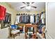 Walk-in closet with shelving, hanging rods, and carpet at 4241 Hampton Mill Pkwy, Douglasville, GA 30135