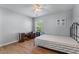 Bedroom with large desk area, chair, and window at 2481 Southhaven Ln, Buford, GA 30519