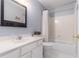 Clean bathroom with a vanity and a shower-tub combination at 1469 Crescent Walk, Decatur, GA 30033