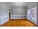 Spacious dining room featuring hardwood floors and ample natural light at 4167 Alayna Lee Cir, Mcdonough, GA 30252