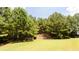 Scenic backyard with an amphitheater surrounded by lush greenery creates a peaceful outdoor retreat at 240 Chandler Walk, Loganville, GA 30052