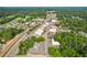 Aerial view of the neighborhood highlighting the proximity to local shops, restaurants and amenities at 4571 Academy St, Acworth, GA 30101