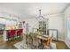 A dining area next to the kitchen with large windows at 4571 Academy St, Acworth, GA 30101