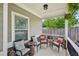 Inviting front porch with comfortable seating, perfect for relaxing outdoors at 4571 Academy St, Acworth, GA 30101