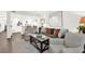 Bright and open living area with seamless flow from kitchen to living spaces at 12 Ivy Ne Rdg, Atlanta, GA 30342