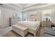 An ample bedroom has a sitting area, dresser, and tray ceiling at 404 Arden, Ellenwood, GA 30294