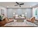 Inviting living room featuring stylish decor, neutral color palette, and plenty of natural light at 437 Valley Brook Ne Dr, Atlanta, GA 30342