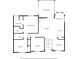 Floor plan showing layout of rooms on the second floor at 3372 English Oaks Nw Dr, Kennesaw, GA 30144