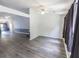 Open living space with hardwood floors and fireplace at 706 Hillmont Dr, Loganville, GA 30052