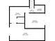 Layout of the basement area displaying dimensions of rooms, laundry, hall, and garage at 880 Winfield Sw Ct, Marietta, GA 30060
