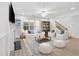 Cozy living room with a fireplace, comfortable seating, and stylish decor, perfect for relaxing at 1536 Baxley Pine Trce, Suwanee, GA 30024