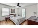 Bright bedroom with hardwood floors, large windows, and modern furnishings at 2936 Randolph Ne Rd, Atlanta, GA 30345