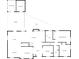 Detailed floor plan showcasing the layout of rooms, including the kitchen, living room, and bedrooms at 2936 Randolph Ne Rd, Atlanta, GA 30345